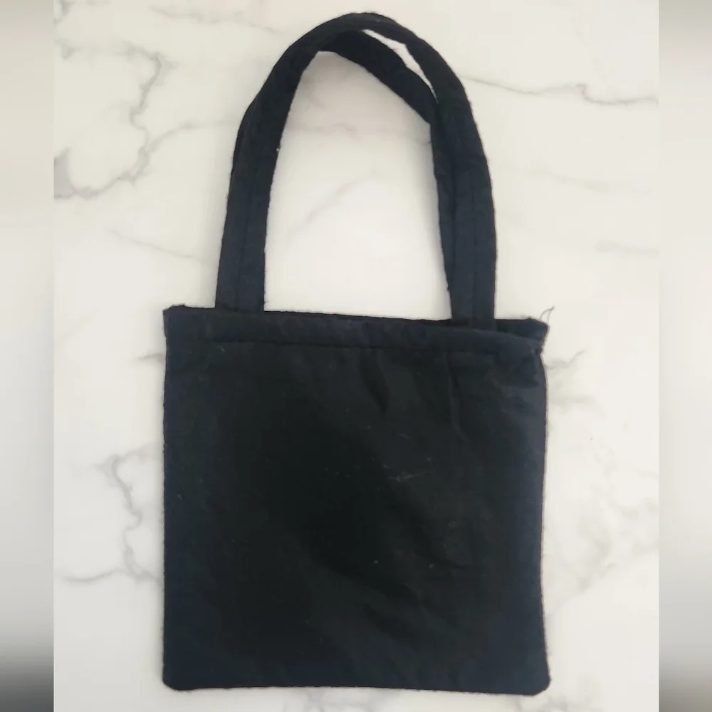 Halloween Pumpkin Black Tote Bag - Picture 4 of 9